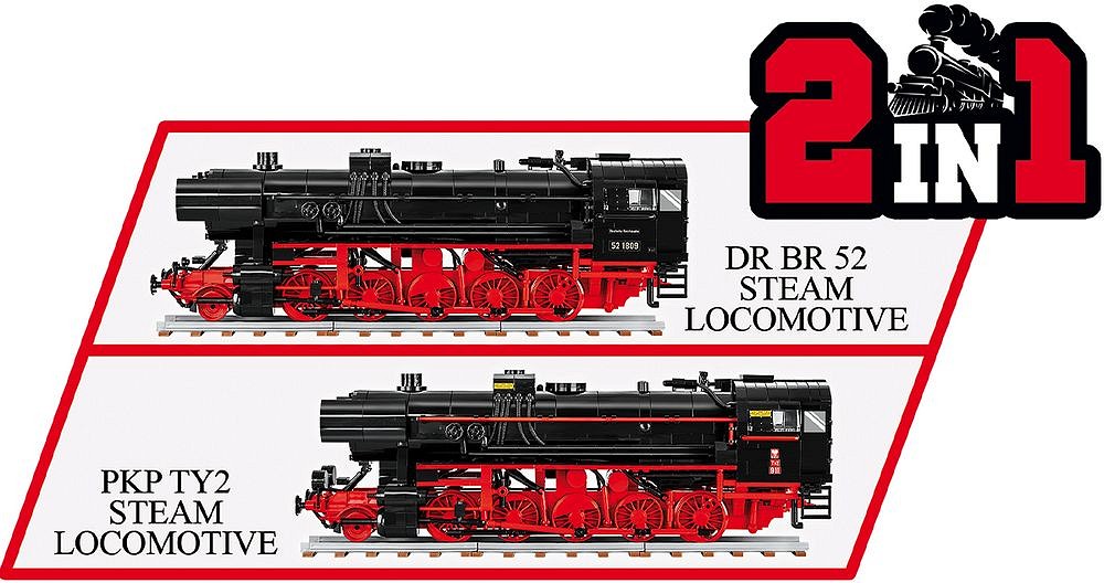 COBI TRAINS Locomotiva a vapore DRB classe 2683